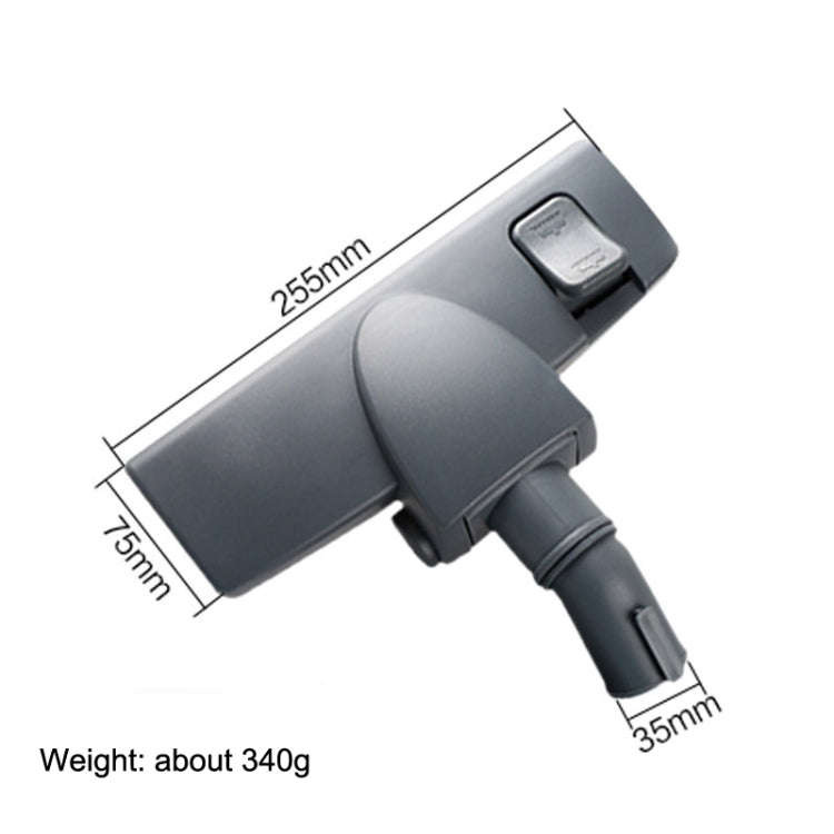 35mm Vacuum Cleaner Accessories Floor Brush Head For Haier / Midea(Light Grey)