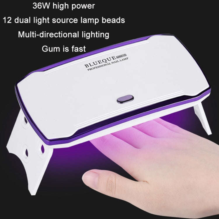 BLUEQUE USB Powered Nail Manicure Handheld UV Phototherapy Machine(Mini-9)