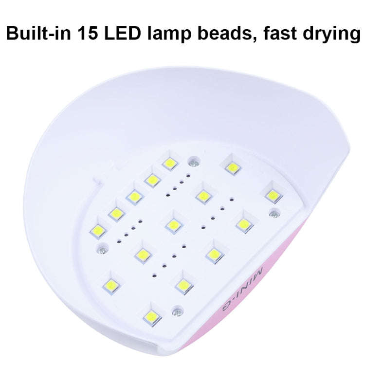 GJ0504 48W 15LED/UV Smart Sensor Nail Art Phototherapy Machine(Pink White)