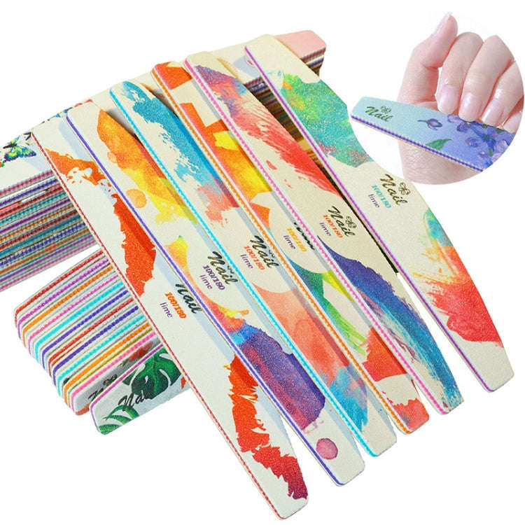 GJ0507 6 In 1 Nail Art Tools Polish Nails Scrub Strips(Fingertip)