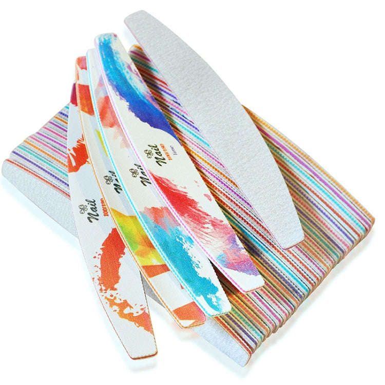 GJ0507 6 In 1 Nail Art Tools Polish Nails Scrub Strips(Fingertip)