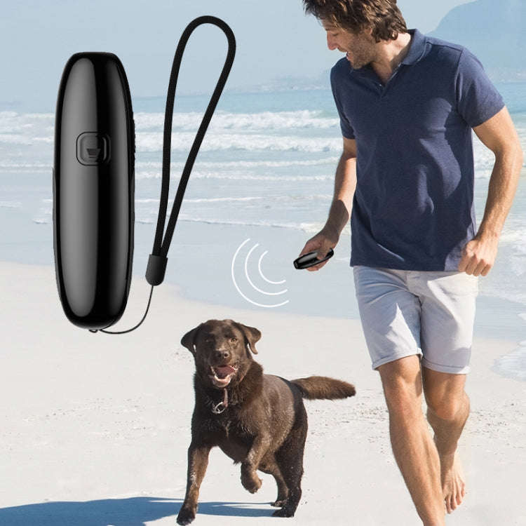 UB100 Ultrasonic Trainer Barking Device Handheld Portable Driving Artifact(Black)