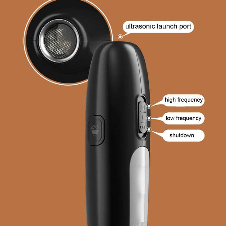 UB100 Ultrasonic Trainer Barking Device Handheld Portable Driving Artifact(Silver)