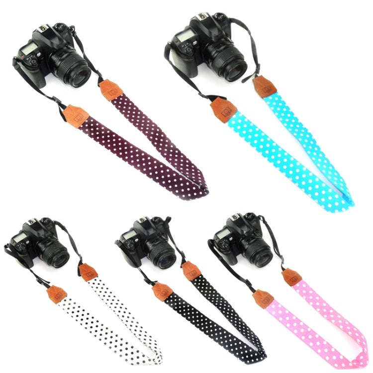 Multi-color Shoulder Neck Strap SLR Retro Camera Shoulder Strap(Wine Red)