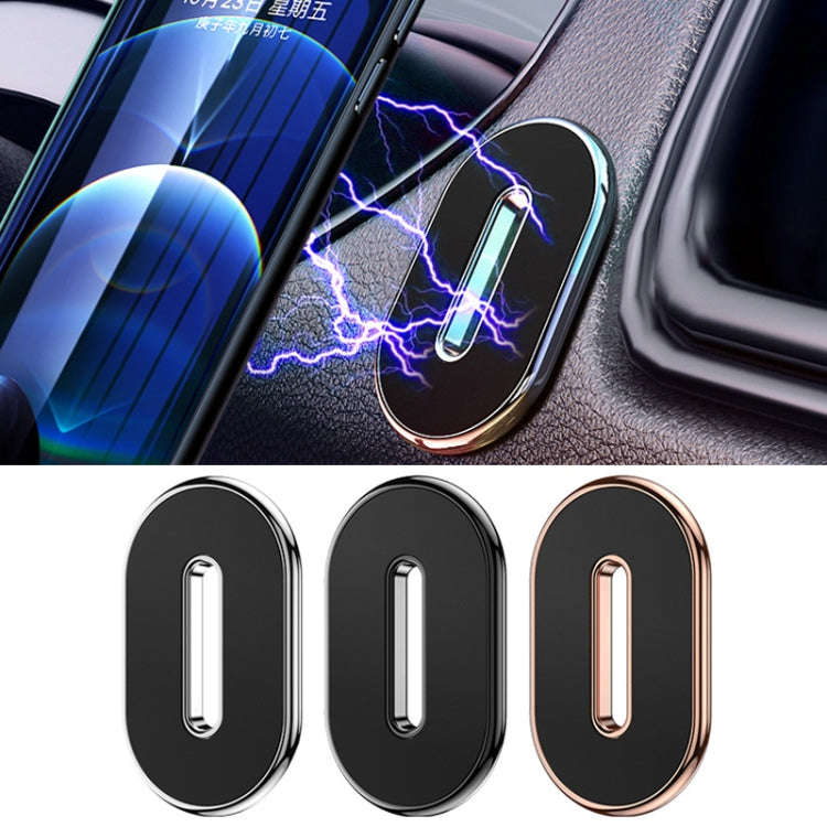 Q10 Car Dashboard Magnetic Suction Mini Mobile Phone Holder(Gold)