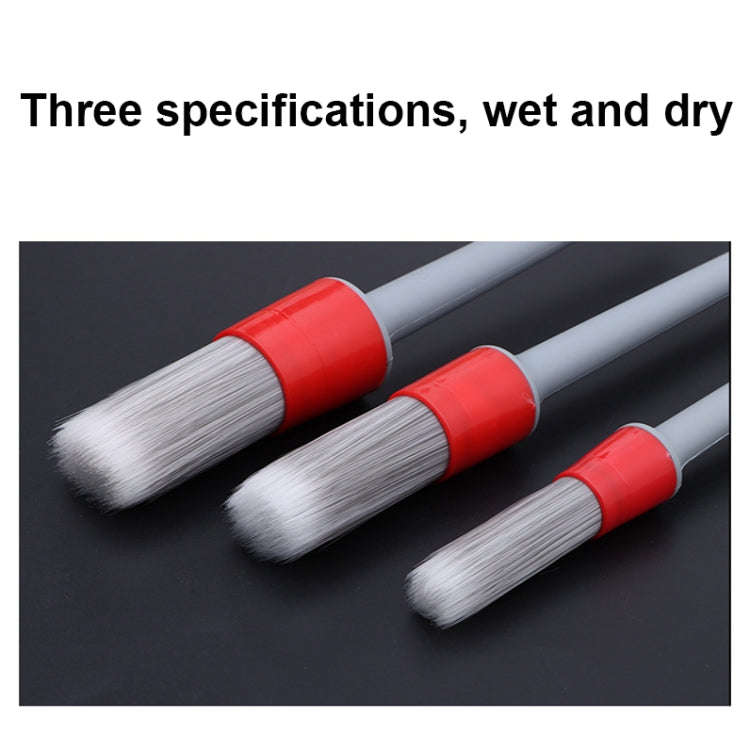 QZZS-82 Solid Sharpened Wire Automotive Detail Cleaning Brush(3 In 1)