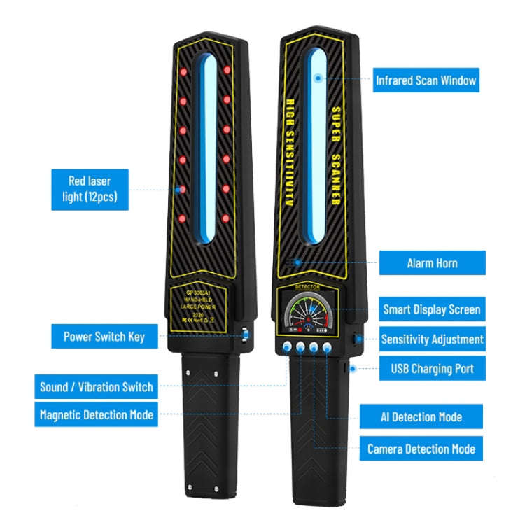 S699 Signal Detector Anti-candid Shooting Anti-eavesdropping GPS Scanning Detector