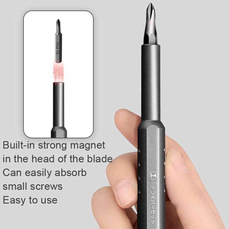 GREENER Screw Knife Set Disassembling Maintenance Tool, Series: 44 In 1 Aluminum Barrel