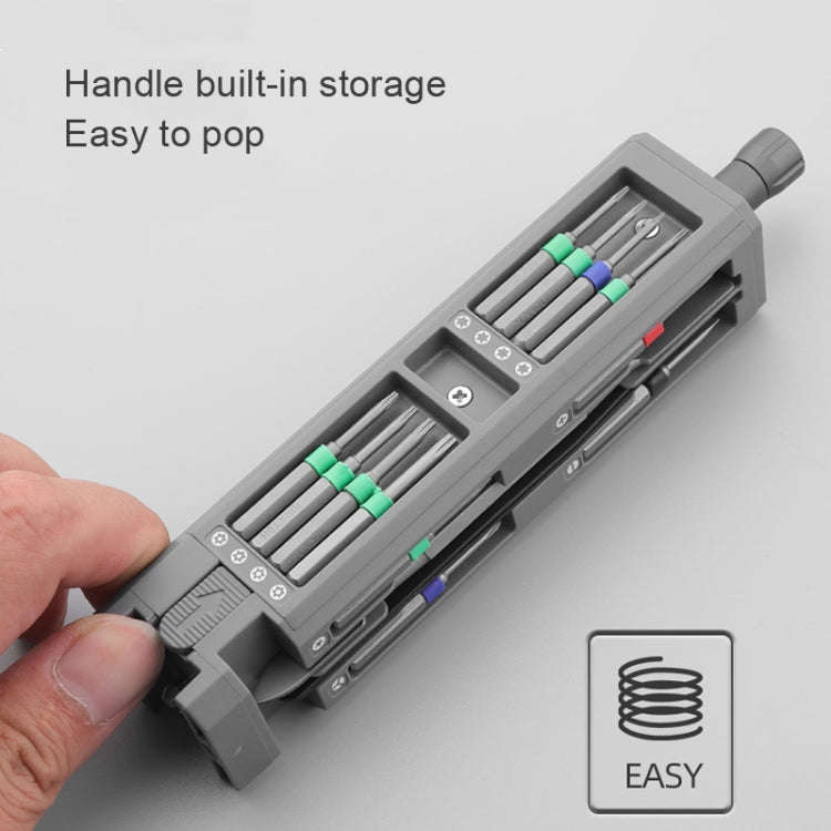 GREENER Screw Knife Set Disassembling Maintenance Tool, Series: 44 In 1 Aluminum Barrel
