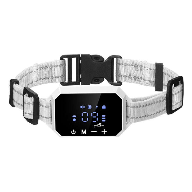 Dog Trainer Electronic Fence Smart GPS Wireless Bark Stop(White)