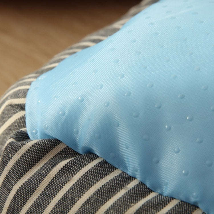 Summer Cold Feeling Dog Cat Kennel Ice Silk Cool Den L(Blue)