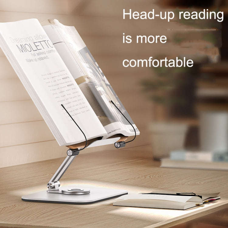 R03 Reading Bookshelf Desktop 360-degree Rotation Multi-function Liftable Tablet Bracket