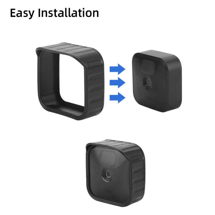 Silicone Protective Cover For Blink Outdoor/Indoor/XT1/XT2 Security Camera(Black)