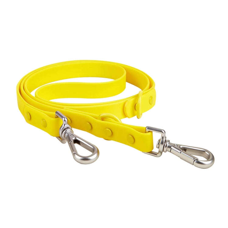 Pet PVC Leash Macaron Color Soft Dog Leash, Size: M(Yellow)