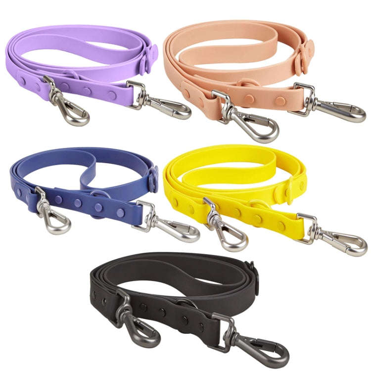 Pet PVC Leash Macaron Color Soft Dog Leash, Size: M(Yellow)