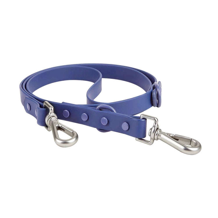 Pet PVC Leash Macaron Color Soft Dog Leash, Size: L(Blue)