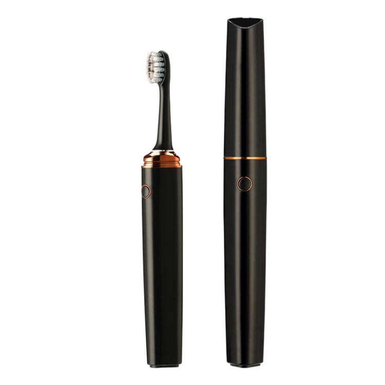 HT10 Smart UV Sterilization Sonic Electric Toothbrush Portable Travel Electric Toothbrush(Black)