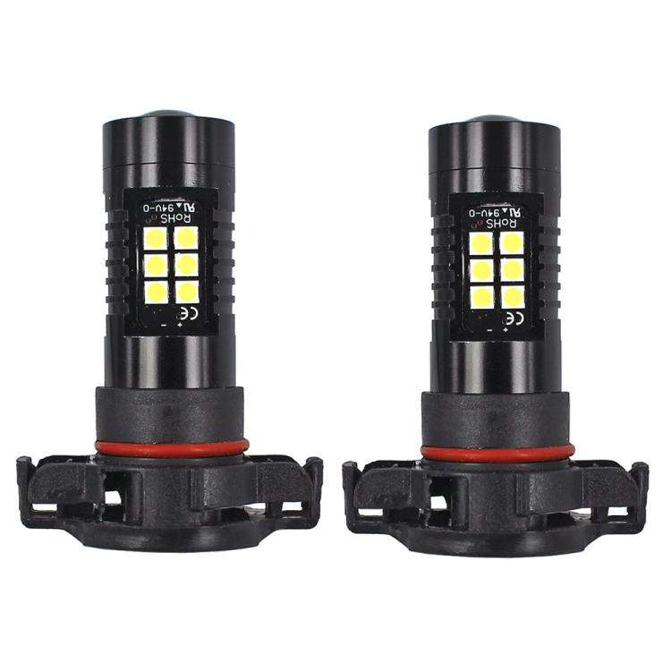 1pair Automotive High-power LED White Light Fog Lamp(H16)