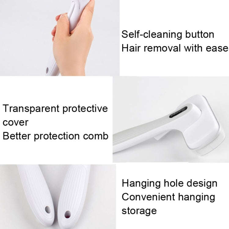 Pet Comb Cat Dog Hair Brush Hair Removal Tool, Style: Steel Wire (Pink)