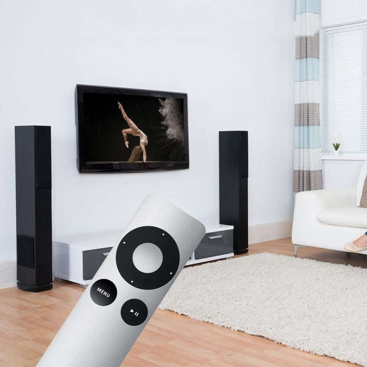 MC377LL/A TV Remote Control Suitable For Apple TV 1/2/3(Silver Gray)