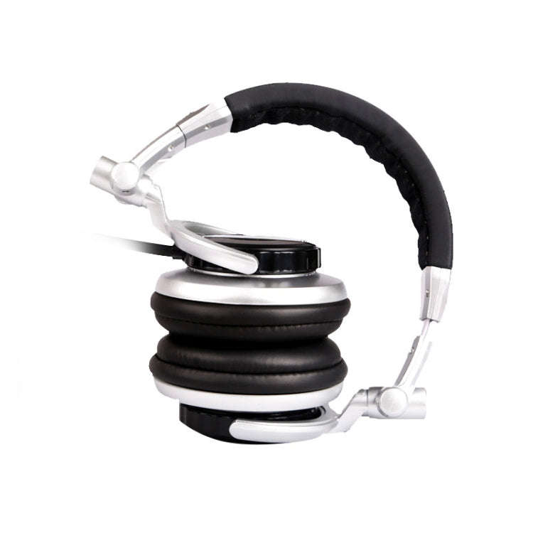 SENICC ST-80 Head-mounted HIFI Headset Spring Line Headset(Silver)