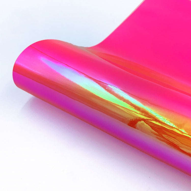 Candy -Colored Pharomsurium Self -Adhesive PVC Vinyl  Craft Sign Making, Size: 30 x 50cm(Rose Red)