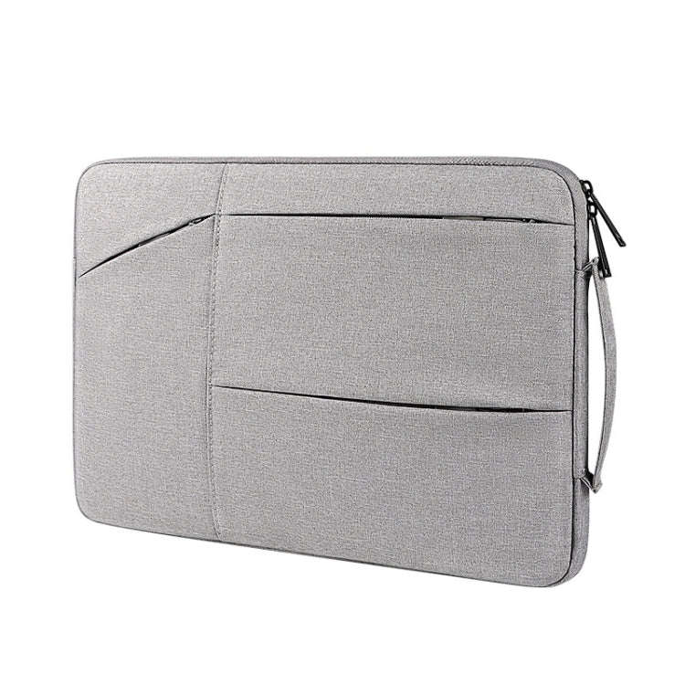 ST02 Large-capacity Waterproof Shock-absorbing Laptop Handbag, Size: 13.3 inches(Grey)