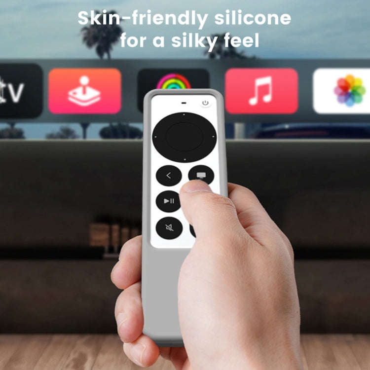 Silicone Remote Controller Waterproof Anti-Slip Protective Cover For Apple TV 4K 2021(Luminous Co...