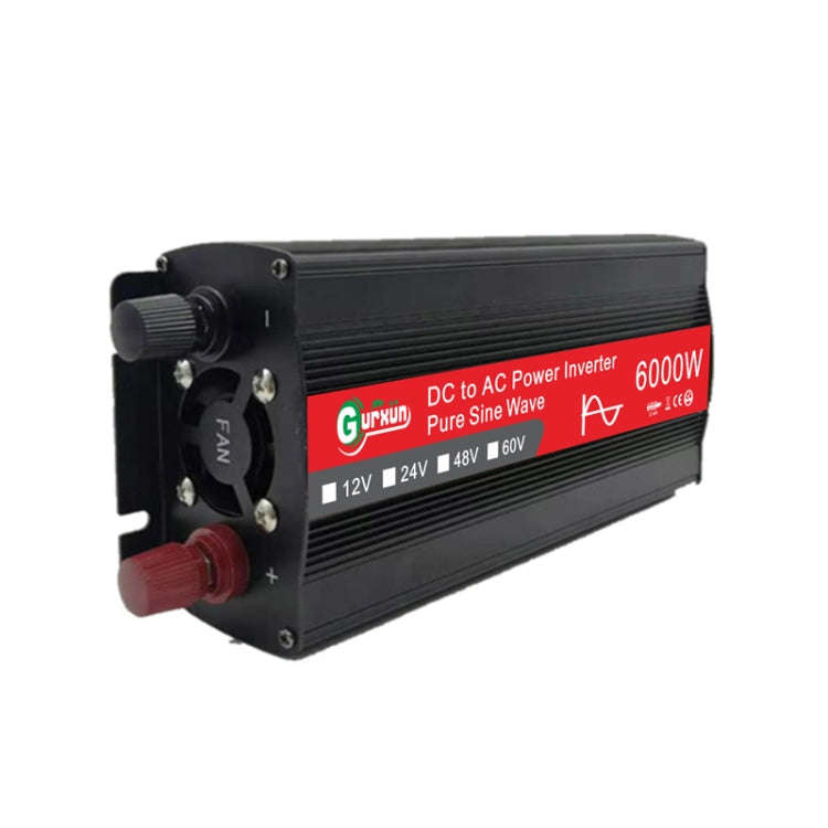 Gurxun 6000W High Power Sine Wave Inverter With Single Digital Display, Specification: 48V-220V