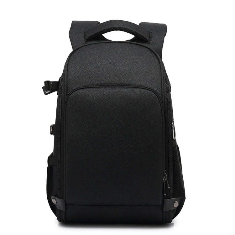 Cationic SLR Backpack Waterproof Photography Backpack with Headphone Cable Hole(Black)