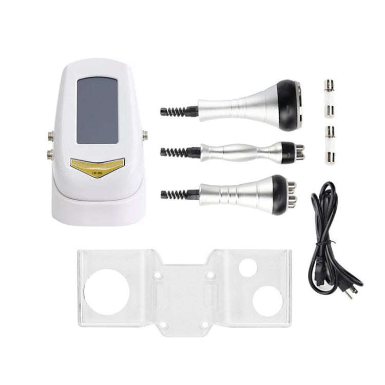 3-in-1 40K Ultrasonic Fat Blasting Device  Radio Frequency Beauty Device Plastic Handle(US Plug)