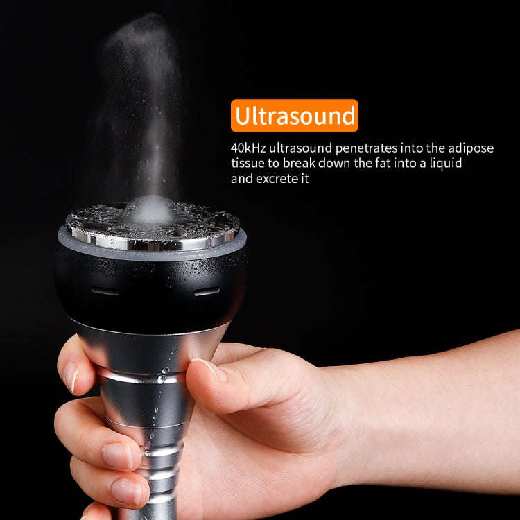 3-in-1 40K Ultrasonic Fat Blasting Device  Radio Frequency Beauty Device Plastic Handle(US Plug)