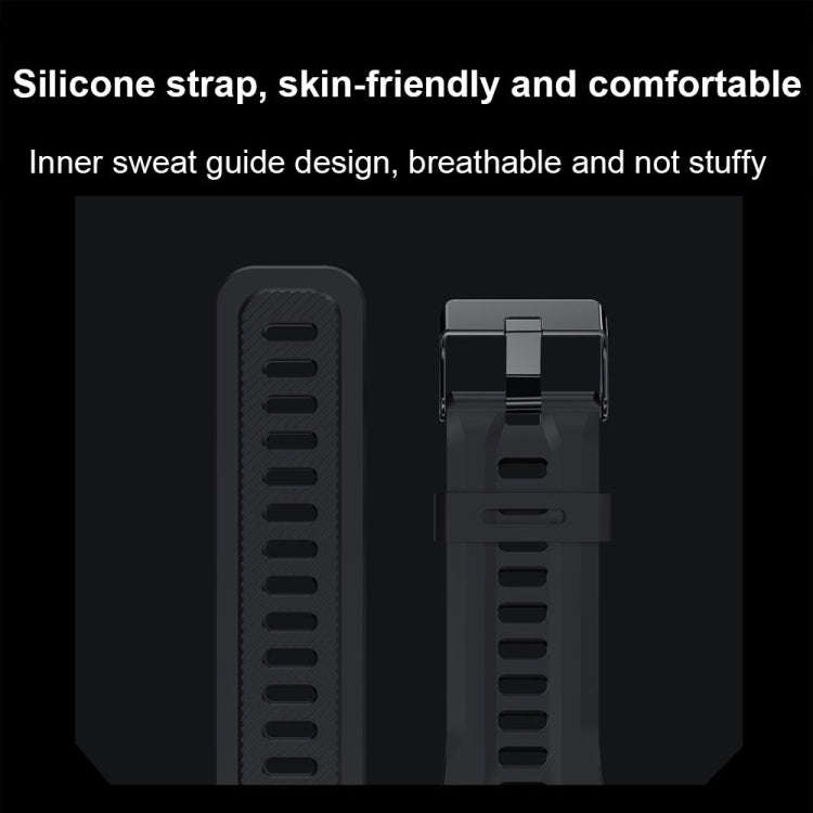 K37 1.32 Inch Heart Rate Monitoring Smart Watch With GPS Positioning Function(Grey)