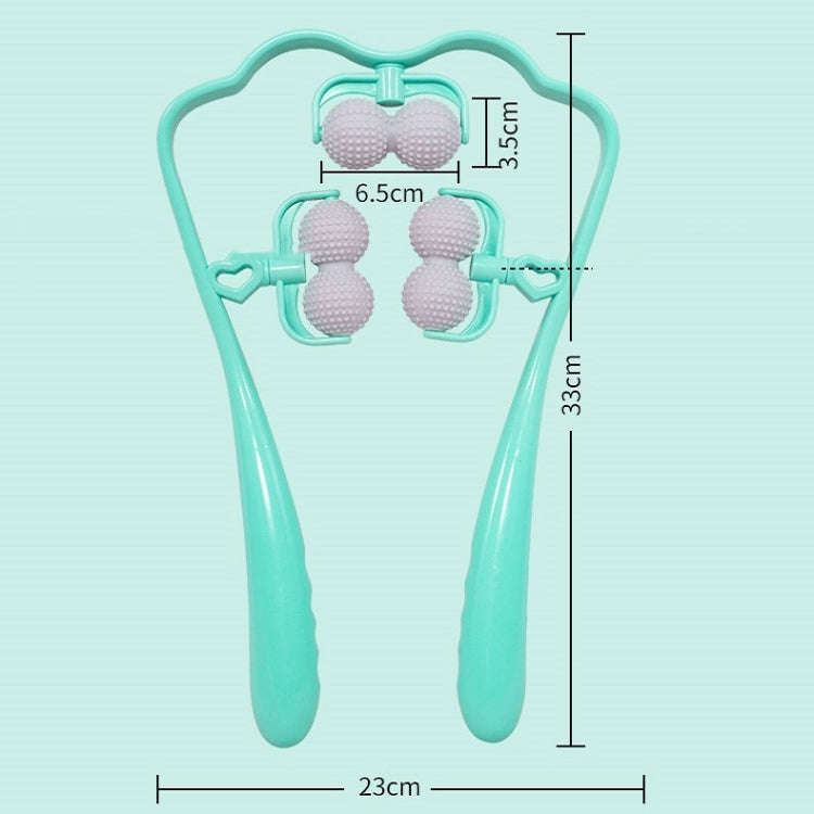Handheld Cervical Shoulder And Neck Massager(Green)