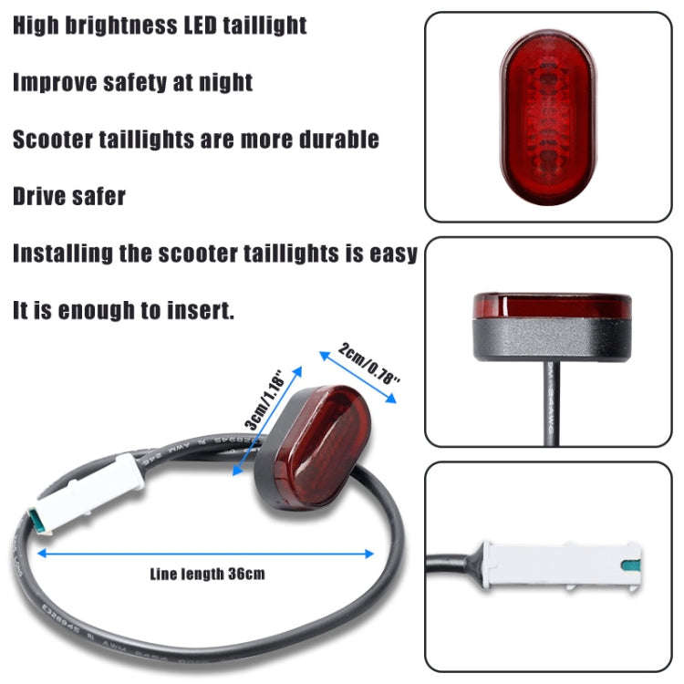 X0259 Electrical Scooter Rear Fender Shock Absorber Bracket Cover For Xiaomi Mijia M365(Red)