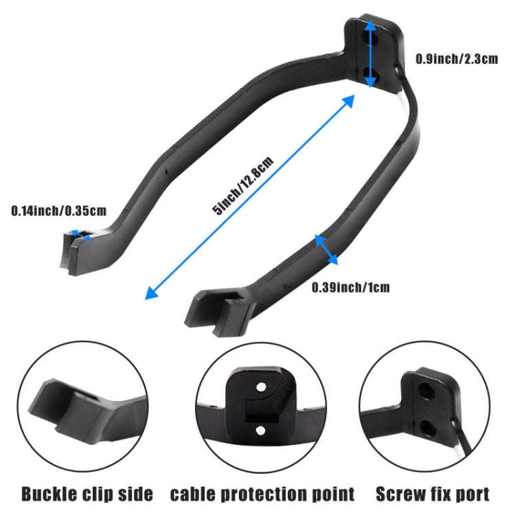 X0259 Electrical Scooter Rear Fender Shock Absorber Bracket Cover For Xiaomi Mijia M365(Red)