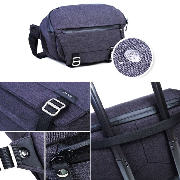 XIUJIAN Crossbody Waterproof Lightweight SLR Camera Bag, Color: 5L Black
