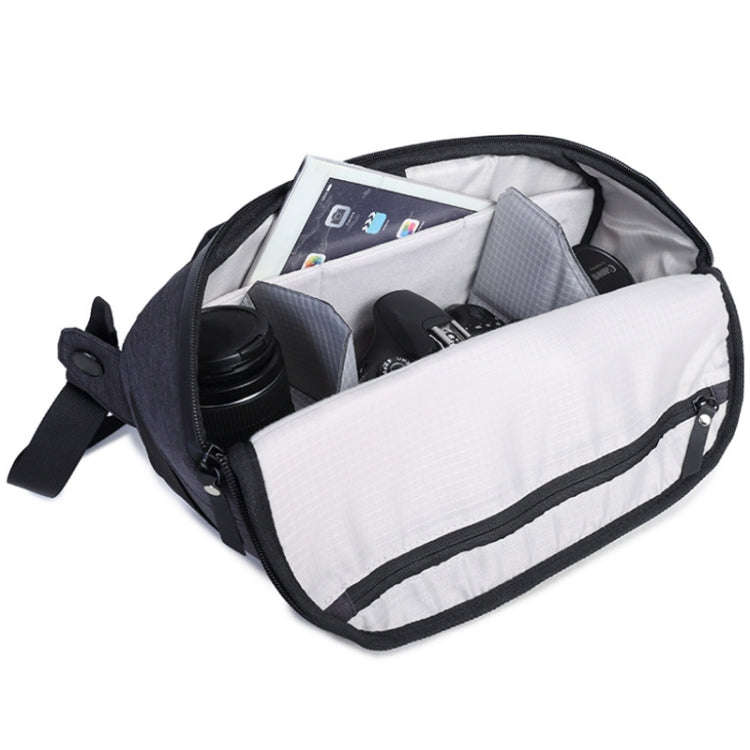 XIUJIAN Crossbody Waterproof Lightweight SLR Camera Bag, Color: 5L Black