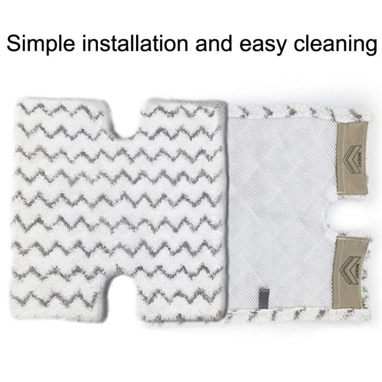 2PCS Steam Mop H Type Wiper For Shark P3 / P5 / P8 / T8 / S3973 / S5003D(Gray Black)