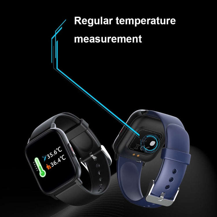 QS16Pro 1.69-Inch Health Monitoring Waterproof Smart Watch, Supports Body Temperature Detection, ...