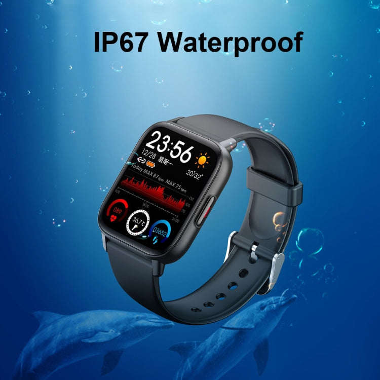 QS16Pro 1.69-Inch Health Monitoring Waterproof Smart Watch, Supports Body Temperature Detection, ...