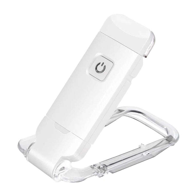 USB Charging LED Dimmable Portable Bookmark Light(White)