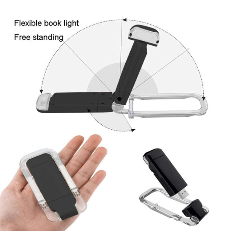 USB Charging LED Dimmable Portable Bookmark Light(Blue)