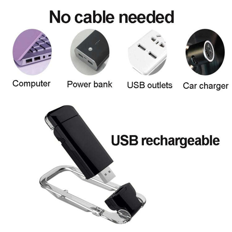 USB Charging LED Dimmable Portable Bookmark Light(Blue)