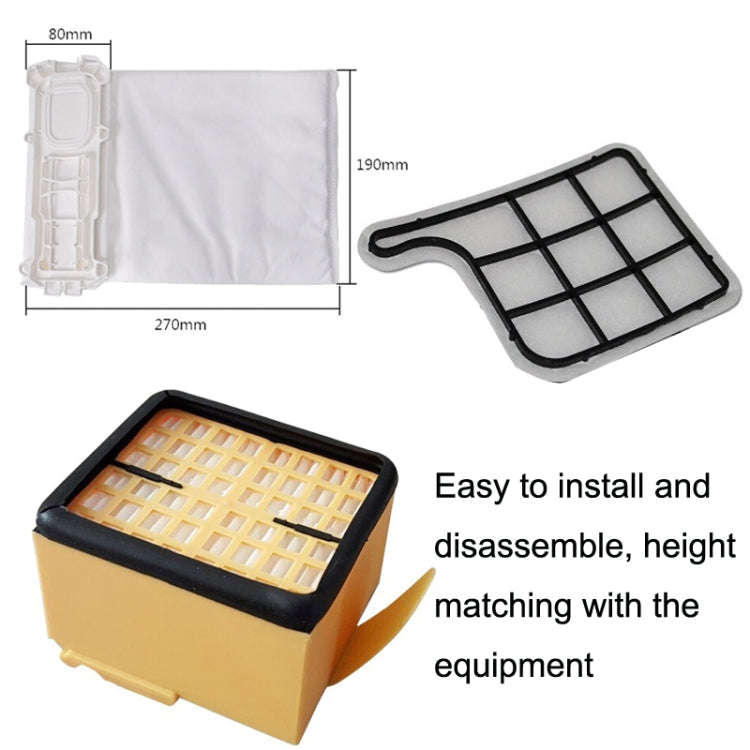 2PCS Filter+Motor Tablet For Vorwerk VK135 / VK136 Vacuum Cleaner Accessories