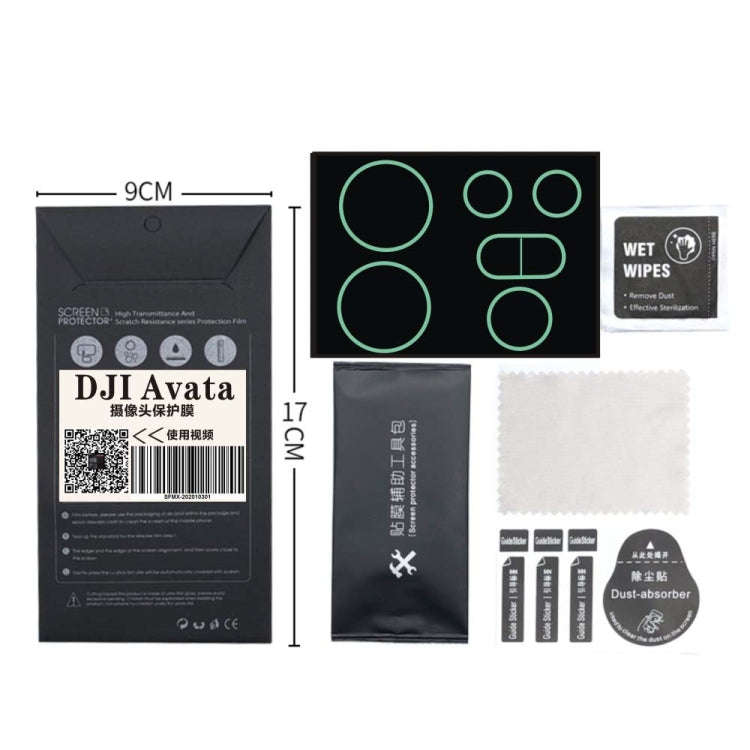 Sensor+Lens+Glasses Protective Film Anti-scratch Film for DJI Avata Advanced Version