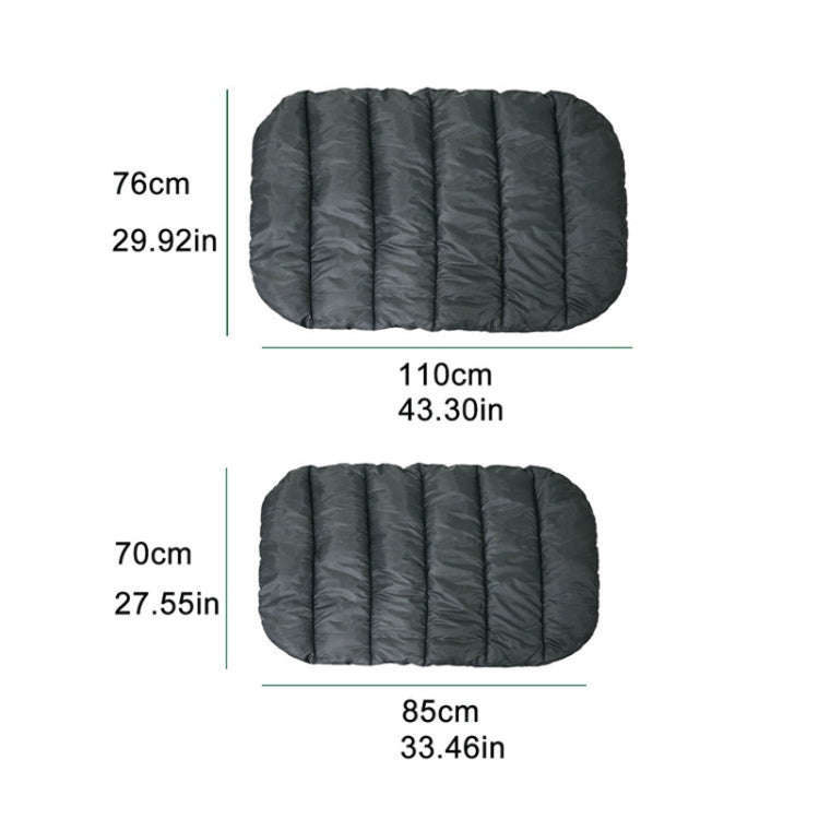 Pet Outdoor Waterproof Cushion Camping Cats And Dog Sleeping Pad, Size: Small 80x70cm(Grey)