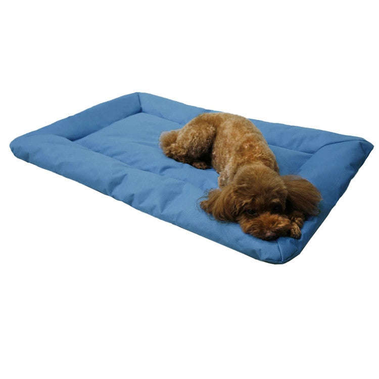 Outdoor Camping Foldable Pet Sleeping Pad 600D Oxford Cloth Waterproof Dog Pad(Sky Blue)
