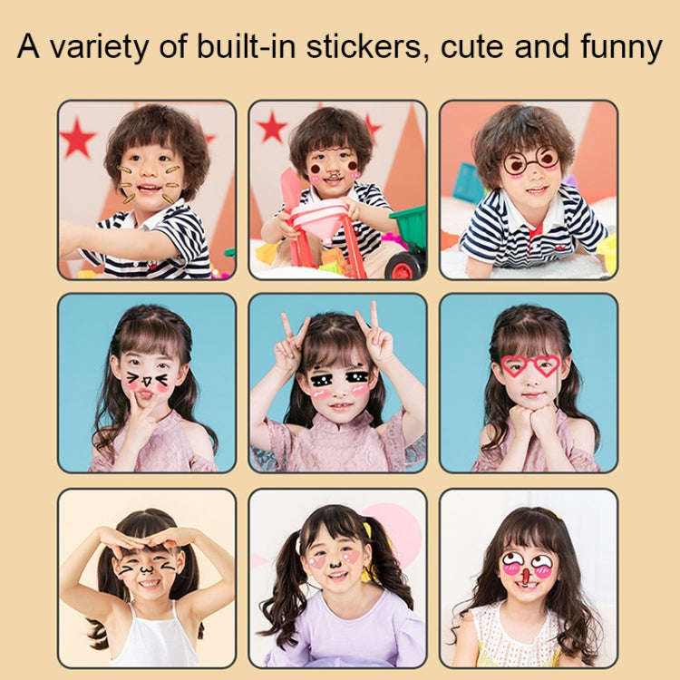 CP01 2.4 Inch HD Screen Kids Toy Thermal Printing Camera no Memory Card(Pink)