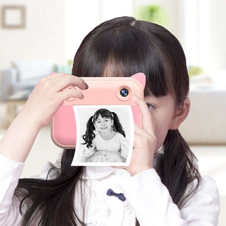 CP01 2.4 Inch HD Screen Kids Toy Thermal Printing Camera no Memory Card(Pink)